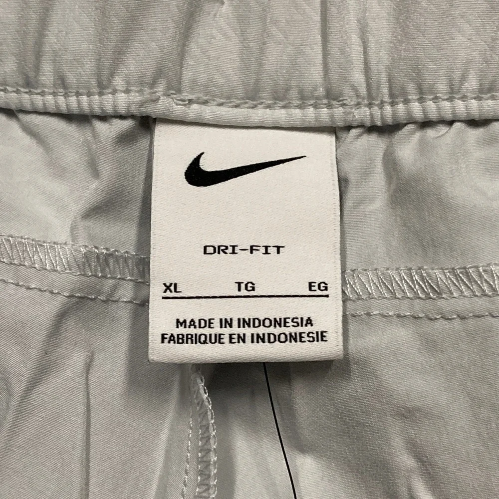 Nike Women's Dri-Fit UV‎ Victory Gingham Golf Joggers Photon Dust Size XL 36x26